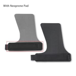 A Pair of Carbon No Finger Hole Hand Grips for Crossfit Pull Ups Cross Training Kettlebell Gymnastics Workout Palm Protector