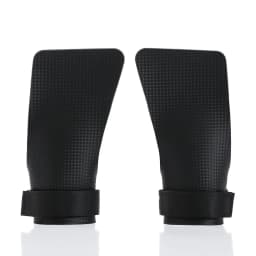 A Pair of Carbon No Finger Hole Hand Grips for Crossfit Pull Ups Cross Training Kettlebell Gymnastics Workout Palm Protector