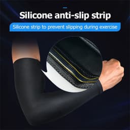 BraceTop 1 PC Sport Arm Compression Sleeve Basketball Cycling Arm Warmer Fitness Running UV Protection Volleyball Sunscreen Band