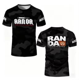 Randa Gothic Tactical T-shirt  Breathable Sportswear | Unisex Combat-style Apparel | Outdoor Crew Neck Short-sleeve Top For Men