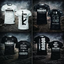 Randa Gothic Tactical T-shirt  Breathable Sportswear | Unisex Combat-style Apparel | Outdoor Crew Neck Short-sleeve Top For Men