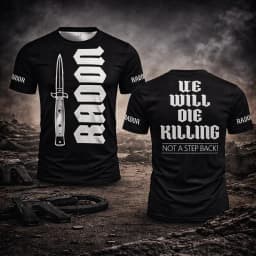 Randa Gothic Tactical T-shirt  Breathable Sportswear | Unisex Combat-style Apparel | Outdoor Crew Neck Short-sleeve Top For Men