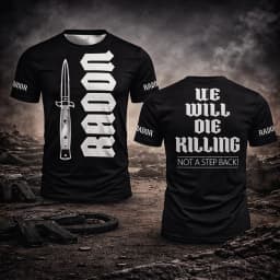 Randa Gothic Tactical T-shirt  Breathable Sportswear | Unisex Combat-style Apparel | Outdoor Crew Neck Short-sleeve Top For Men