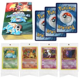 151Pcs/Box 1996 first generation Pokémon card rare Charizard Pikachu Mewtwo Blastoise Collecting card toys english version