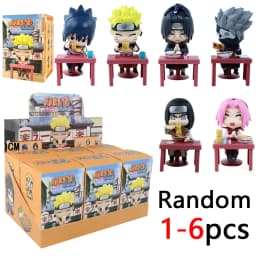 In Stock Naruto Shippuden Ramen Theme Series Blind Box - Chibi Mini PVC Anime Figures - Mystery Sasuke Uchiha & Naruto Toy Gifts