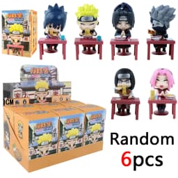 In Stock Naruto Shippuden Ramen Theme Series Blind Box - Chibi Mini PVC Anime Figures - Mystery Sasuke Uchiha & Naruto Toy Gifts