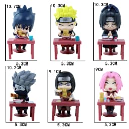 In Stock Naruto Shippuden Ramen Theme Series Blind Box - Chibi Mini PVC Anime Figures - Mystery Sasuke Uchiha & Naruto Toy Gifts