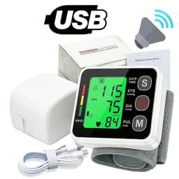Portable LCD Wrist Blood Pressure Monitor Medical Digital Automatic Sphygmomanometer Heart Rate Pulse Mete Tonometer Health Care