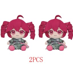 Cute Kasane Teto Plush Toy Soft Doll Stuffed Plushies Figure Anime Cosplay Cartoon Birthday Present Christmas Gift for Fans