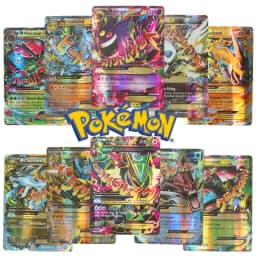60/100Pcs English Pokemon Cards Shining MEGA GX Vmax TAG EX Vstar V Collection Cards Toys Children Gift