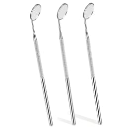Dental Mirror, Mouth Mirror, Dentist Oral Care Tool, Stainless Steel Dentist Tool for Teeth Cleaning Mouth Inspection Mirror