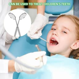 Dental Mirror, Mouth Mirror, Dentist Oral Care Tool, Stainless Steel Dentist Tool for Teeth Cleaning Mouth Inspection Mirror