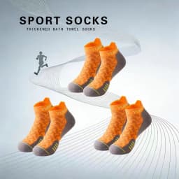 1/3Pairs Professional Sports Short Socks Men's Women Thick Towel Quick Dry Wicks Ankle Socks for Fitness Running Gift Spring New