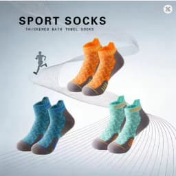 1/3Pairs Professional Sports Short Socks Men's Women Thick Towel Quick Dry Wicks Ankle Socks for Fitness Running Gift Spring New