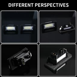 2X White LED Car License Plate Light Bulbs Auto Accessories For BMW E46 X5 E70 X6 E71 E72 E90 E92 E93 E91 M3 E39 M5 E60 E61 E82