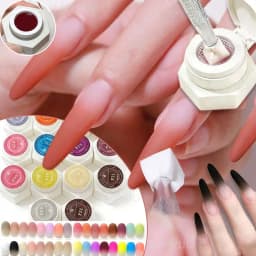 39-Color Air Cushion Patting Gel, High Saturation Blush Gradient Nail Art Gel, No Wipe Painting Transfer UV LED Soak Off Polish