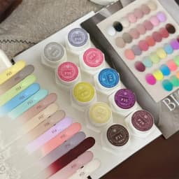 39-Color Air Cushion Patting Gel, High Saturation Blush Gradient Nail Art Gel, No Wipe Painting Transfer UV LED Soak Off Polish