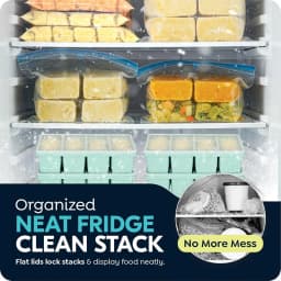 Single Grid 250ml/500ml Silicone Freezer Trays Mold Large Ice Tray Mold Food Storage Box Fresh-keeping for Freezing Soup
