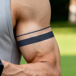 Geometric Line ArmBand Waterproof Temporary Tattoo Stickers, Long-lasting Waterproof for One to Two Weeks, Suitable for Arm, Leg