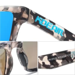KDEAM Diverse And Fashionable Colors Polarized Sunglasses Only Unisex Size Suits For Fishing Driving