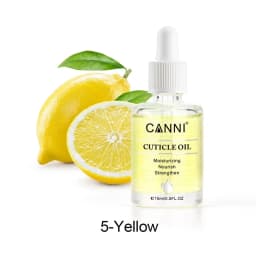 CANNI New 15ml Cuticle Oil 6 Flavor Nail Nourish Care Pure Natural Manicure Cuticle Deep Moisturize Oil Salon Cuticle Softener