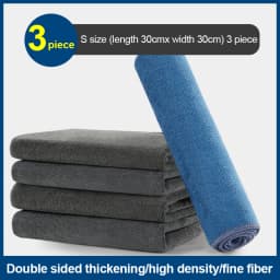 Microfiber Cleaning Towel Thicken Soft Drying Cloth Car Body Washing Towels Double Layer Clean Rags Car Accessories
