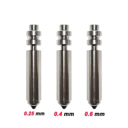 Upgraded Bimetallic Nozzles For Anycubic Kobra X Combo Quick Swap Hotend Nozzle Hardened Steel 0.2/0.4/0.6/0.8mm Kobra X Nozzle