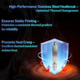 Upgraded Bimetallic Nozzles For Anycubic Kobra X Combo Quick Swap Hotend Nozzle Hardened Steel 0.2/0.4/0.6/0.8mm Kobra X Nozzle