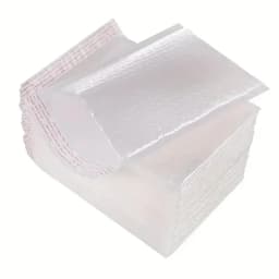 10/50pcs Composite Pearlescent Film Bubble Bag White Garment Packaging Express Bag Thickened Envelope Foam Waterproof Bubble Bag