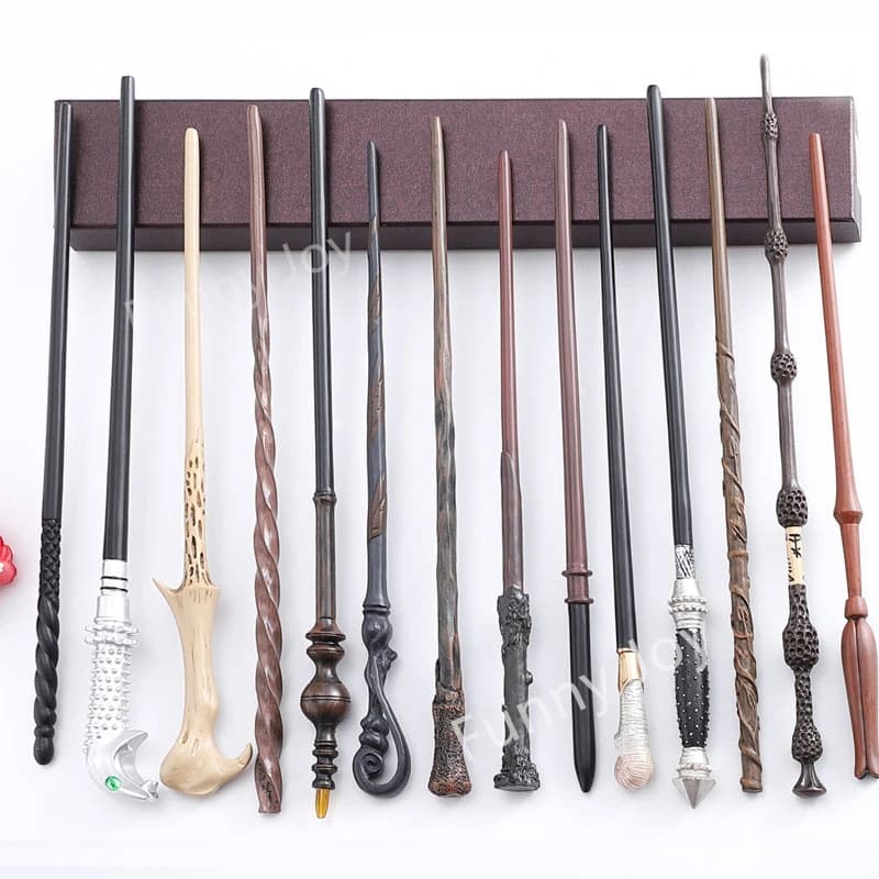 Anime Cosplay Metal Core Magic Wand Decoration Toy Accessories For Kids Bacchetta Di Plastic Magic Stick