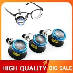 5X 10X 20X Magnifying Glass Clip on Magnifier Watchmaker Jewelry Watch Repair Tools Magnifying glass kit Service tool