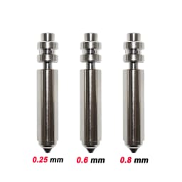 For Anycubic Kobra X Nozzle KX Bimetal Nozzles 0.25/0.6/0.8/0.4mm One-piece Hotend Nozzle Resistant 300℃ For KobraX 3D Printer