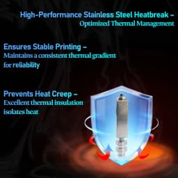 For Anycubic Kobra X Nozzle KX Bimetal Nozzles 0.25/0.6/0.8/0.4mm One-piece Hotend Nozzle Resistant 300℃ For KobraX 3D Printer