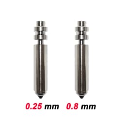 For Anycubic Kobra X Nozzle KX Bimetal Nozzles 0.25/0.6/0.8/0.4mm One-piece Hotend Nozzle Resistant 300℃ For KobraX 3D Printer