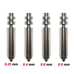 For Anycubic Kobra X Nozzle KX Bimetal Nozzles 0.25/0.6/0.8/0.4mm One-piece Hotend Nozzle Resistant 300℃ For KobraX 3D Printer