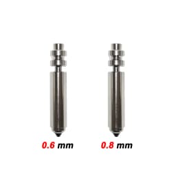 For Anycubic Kobra X Nozzle KX Bimetal Nozzles 0.25/0.6/0.8/0.4mm One-piece Hotend Nozzle Resistant 300℃ For KobraX 3D Printer