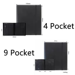 160/360 Game Cards Album Capacity 4/9Pocket Binders For Pokmon Yugoh Baseball Football Sports Card Holder Book Sleeve Binder