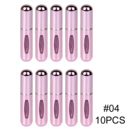 5ml Portable Refillable Spray Bottle Plastic liner Perfume Atomizer Mini Sample Bottle For Cosmetics Travel Empty Container