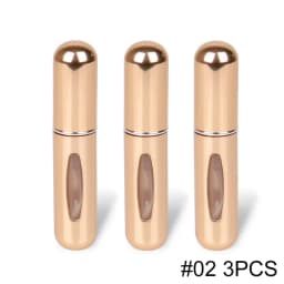 5ml Portable Refillable Spray Bottle Plastic liner Perfume Atomizer Mini Sample Bottle For Cosmetics Travel Empty Container