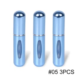 5ml Portable Refillable Spray Bottle Plastic liner Perfume Atomizer Mini Sample Bottle For Cosmetics Travel Empty Container