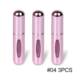 5ml Portable Refillable Spray Bottle Plastic liner Perfume Atomizer Mini Sample Bottle For Cosmetics Travel Empty Container