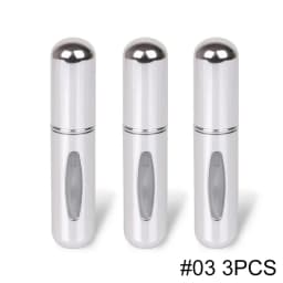 5ml Portable Refillable Spray Bottle Plastic liner Perfume Atomizer Mini Sample Bottle For Cosmetics Travel Empty Container