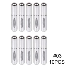 5ml Portable Refillable Spray Bottle Plastic liner Perfume Atomizer Mini Sample Bottle For Cosmetics Travel Empty Container