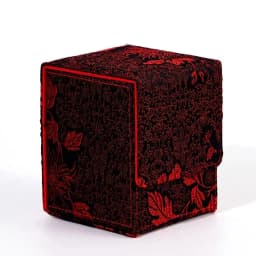 100+ Trading Card Deck Box Holder With Display Window Flower Series TCG Game Magnetic Closure Card Organizer Storage Box Gift