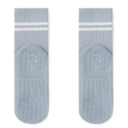 Women's Non-Slip Pilates Socks with Grips 1 Pair Yoga Socks for Barre Ballet Dance Anti-Skid Skid Resistant Grippy Socks