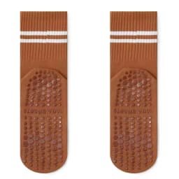 Women's Non-Slip Pilates Socks with Grips 1 Pair Yoga Socks for Barre Ballet Dance Anti-Skid Skid Resistant Grippy Socks