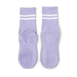 Women's Non-Slip Pilates Socks with Grips 1 Pair Yoga Socks for Barre Ballet Dance Anti-Skid Skid Resistant Grippy Socks