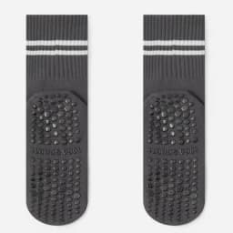 Women's Non-Slip Pilates Socks with Grips 1 Pair Yoga Socks for Barre Ballet Dance Anti-Skid Skid Resistant Grippy Socks