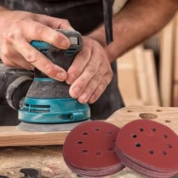 100PCS Sanding Discs 8 Hole Hook And Loop Adhesive Sandpaper 125mm 80~3000 Grits For Random Orbital Sander Abrasive Sheets Tools
