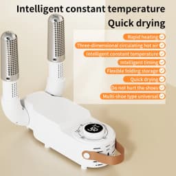 Intelligent Timer Shoe Dryer Boot Warmer EU/US UV Telescopic Adjustable Dryer Quick Drying Deodorizing Sterilizing Shoe Dryer
